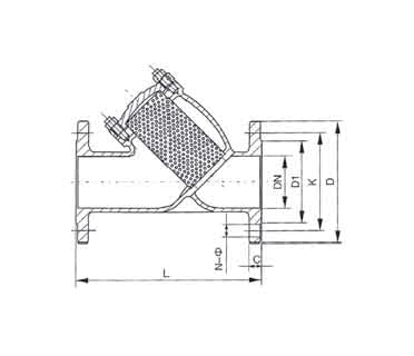 Y型法蘭過(guò)濾器尺寸