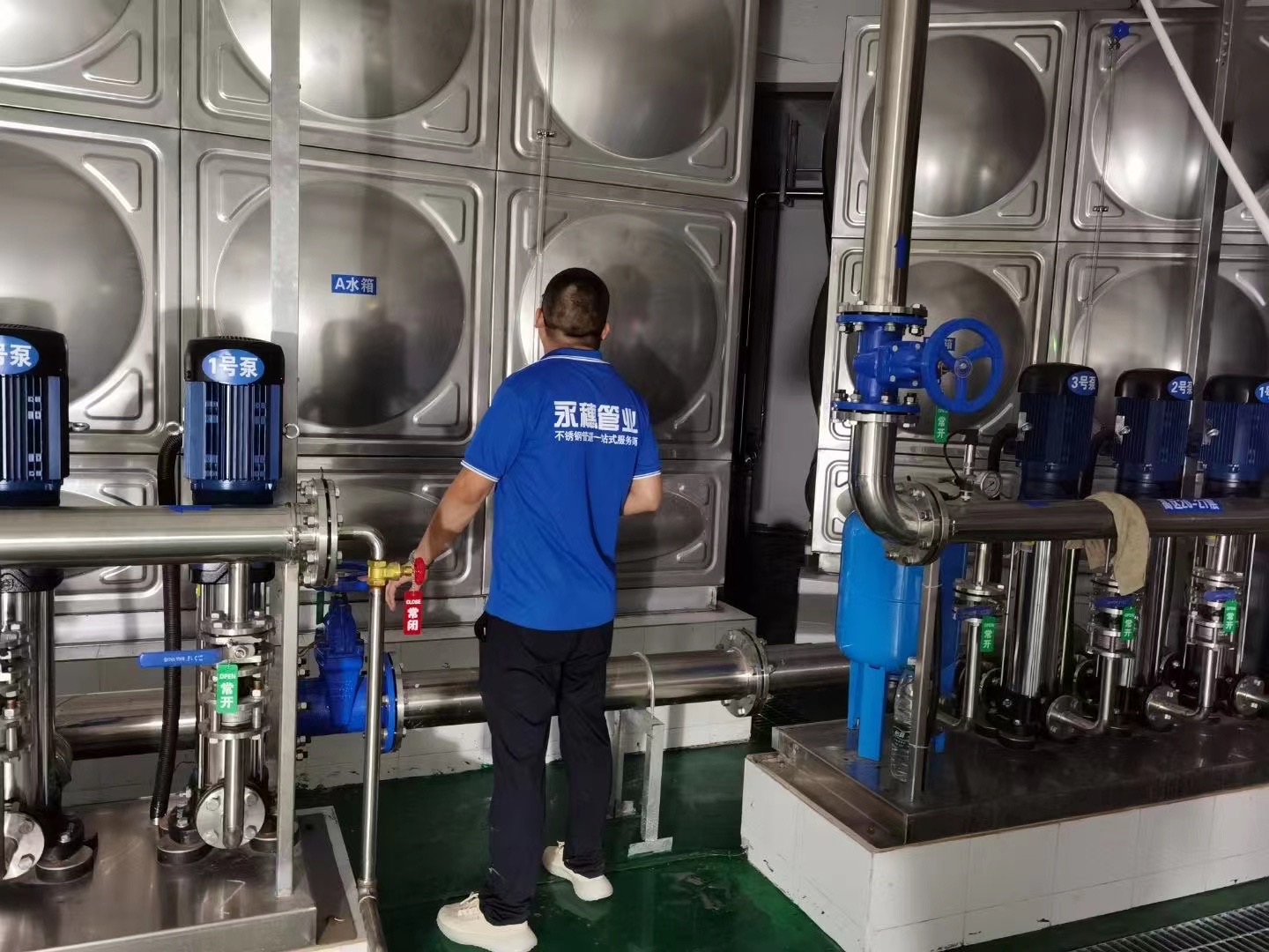 永穗雙卡壓不銹鋼水管、管件工程案例